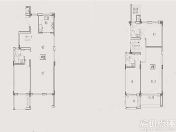 户型图-叠加户型